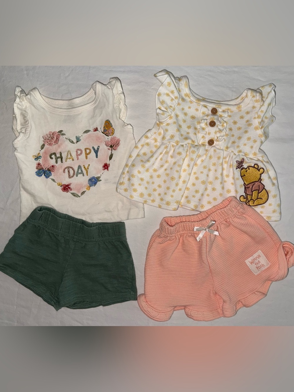 0-3 Months | Baby Girl summer lot | Carter’s + Disney Baby Winnie Pooh
